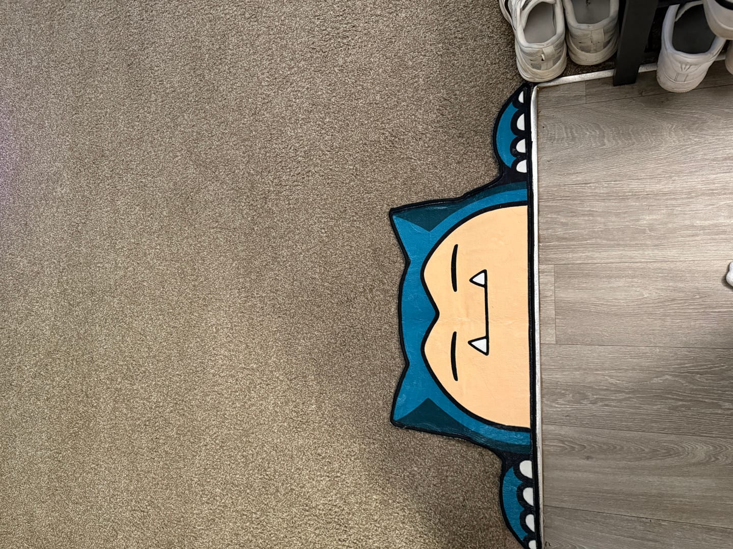 Customer photo review of Snorlax Rug