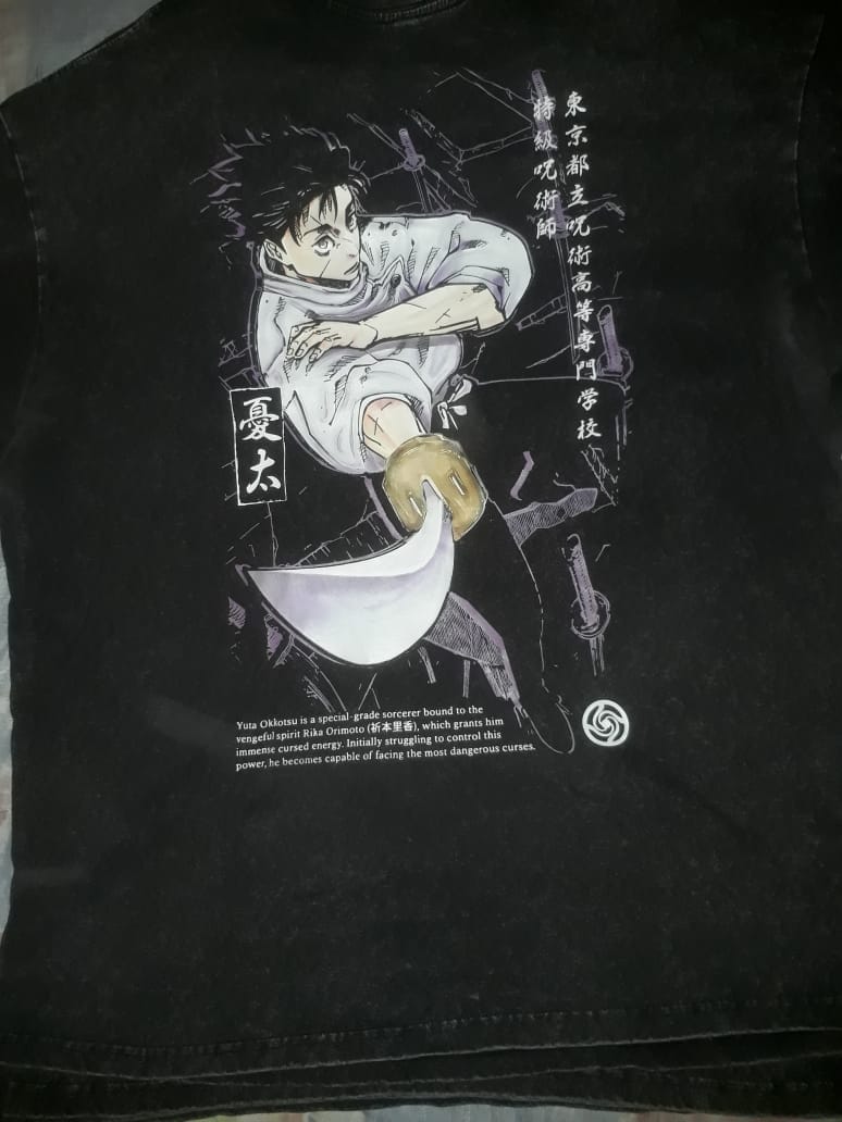 Customer photo review of Camisa Yuta Okkotsu - Jujutsu Kaisen