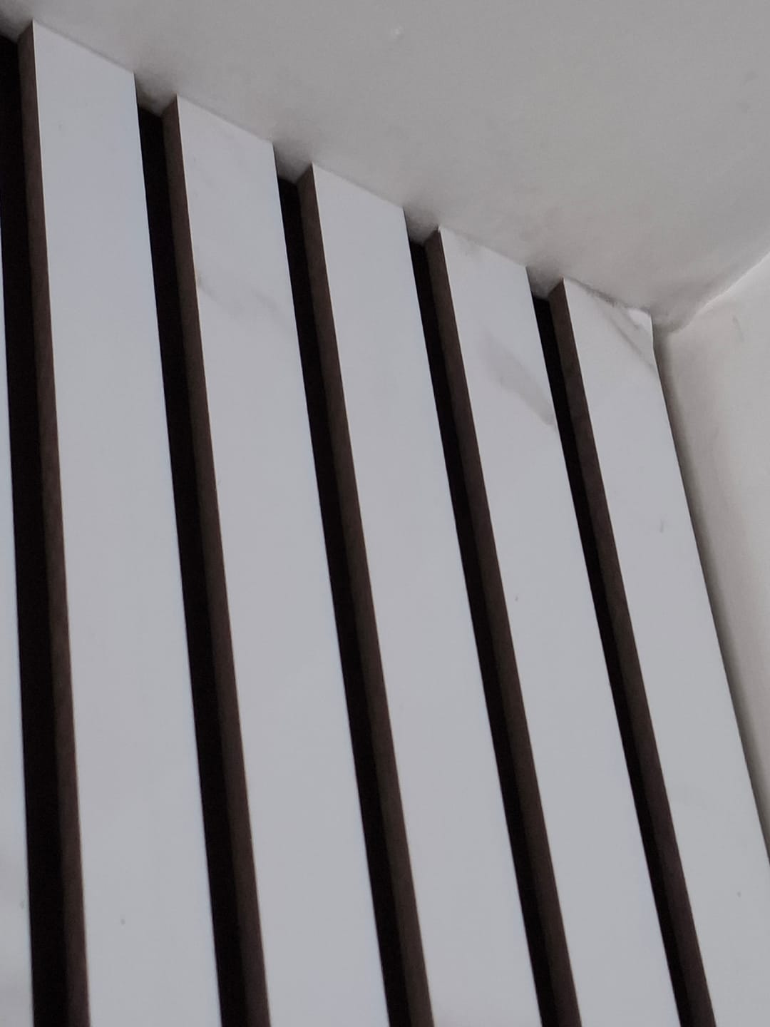 Customer photo review of Premium Acoustic Marble Wall Panel (Multiple Colours)