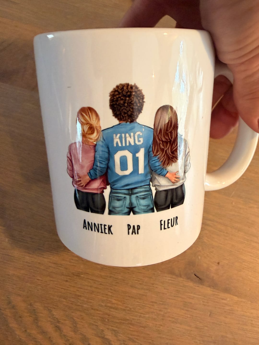Customer photo review of Alleen voor papa - Gepersonaliseerde mok voor Vaderdag
