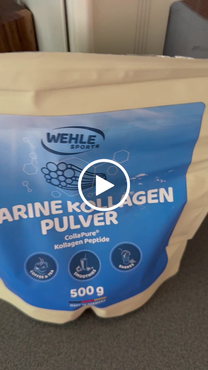 Customer video review of Marine Kollagen Collagen Peptide - 500g