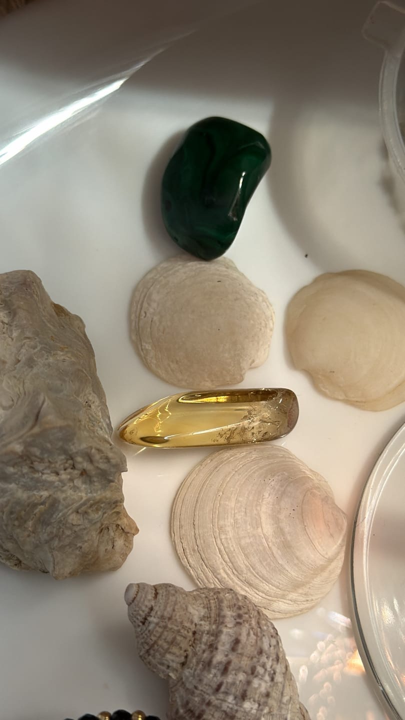 Customer photo review of Natural citrine - Tumblestone