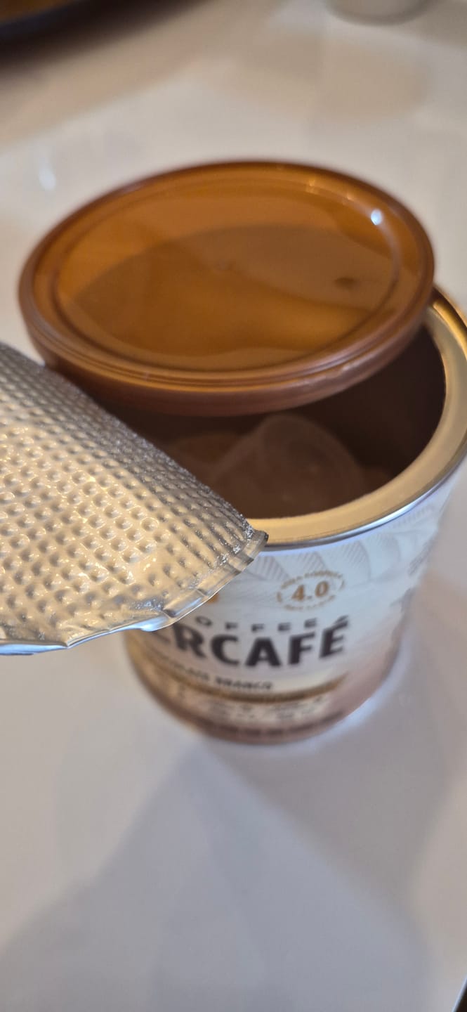 Customer photo review of Supercafé Chocolate Branco