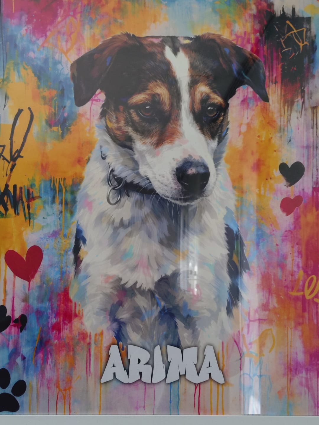 Customer photo review of Personalisiertes Poster - Graffiti