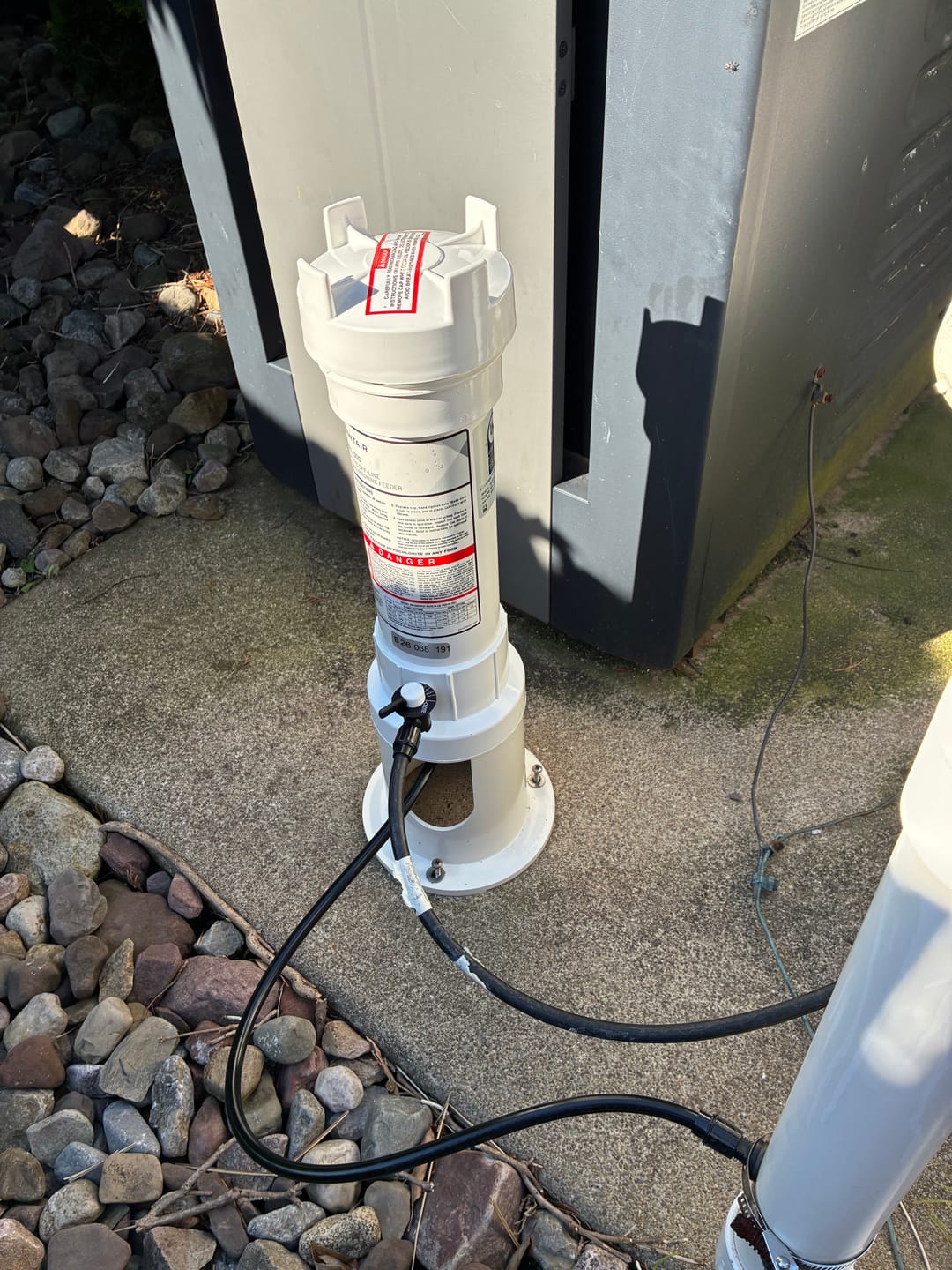 Customer photo review of Pentair Rainbow 300 Automatic Off-Line Chlorinator
