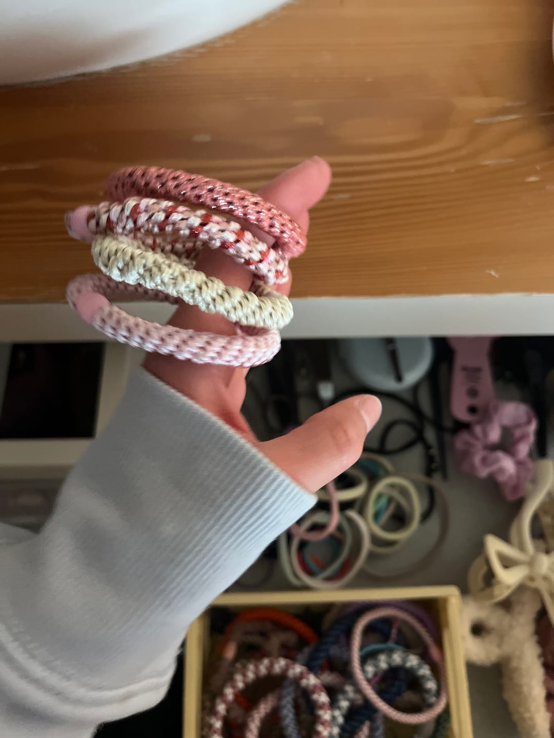 Customer photo review of Kknekki Hair Bundle - Neue Sommerkollektion - Pink/Ivory Mix