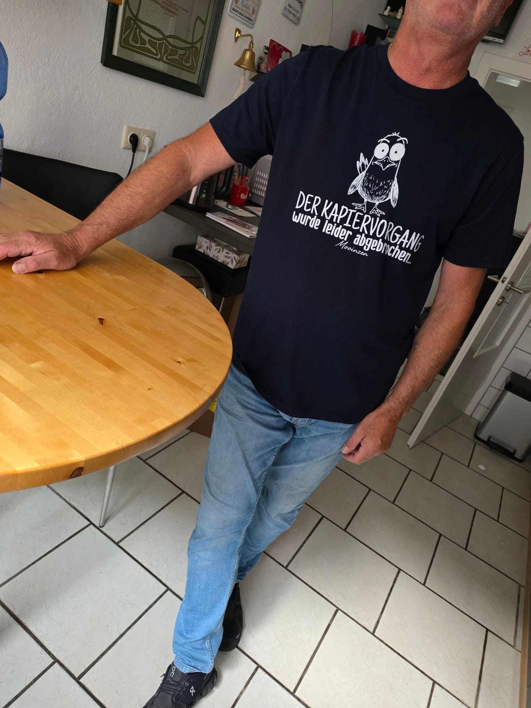 Customer photo review of Kapiervorgang wurde leider abgebrochen · Herren Premium Bio T-Shirt