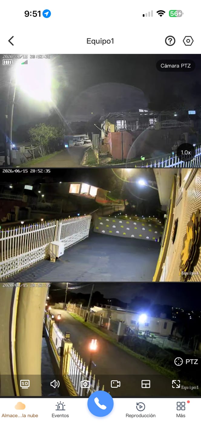 Customer photo review of Camara Solar 3 lentes + Sd Card 128Gb