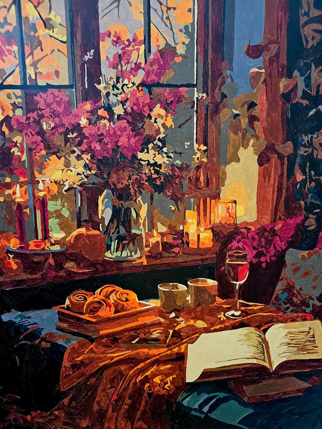 Customer photo review of Cozy evening | Paint by Number