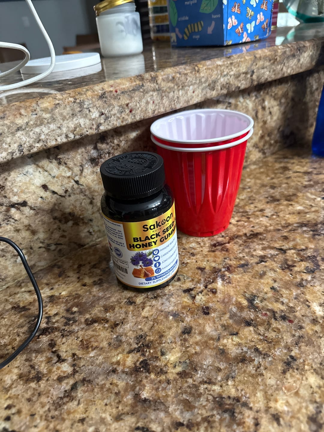 Customer photo review of Black Seed Oil Gummies with Honey | Halal, High-Thymoquinone | Sakoon