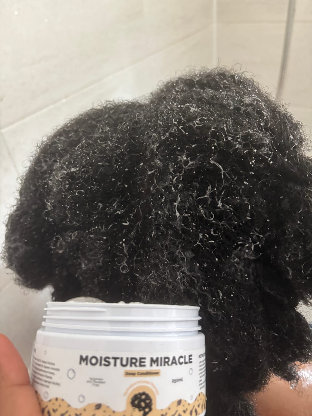 Customer photo review of Tangle Slayer - Extreme Slip Detangling Conditioner