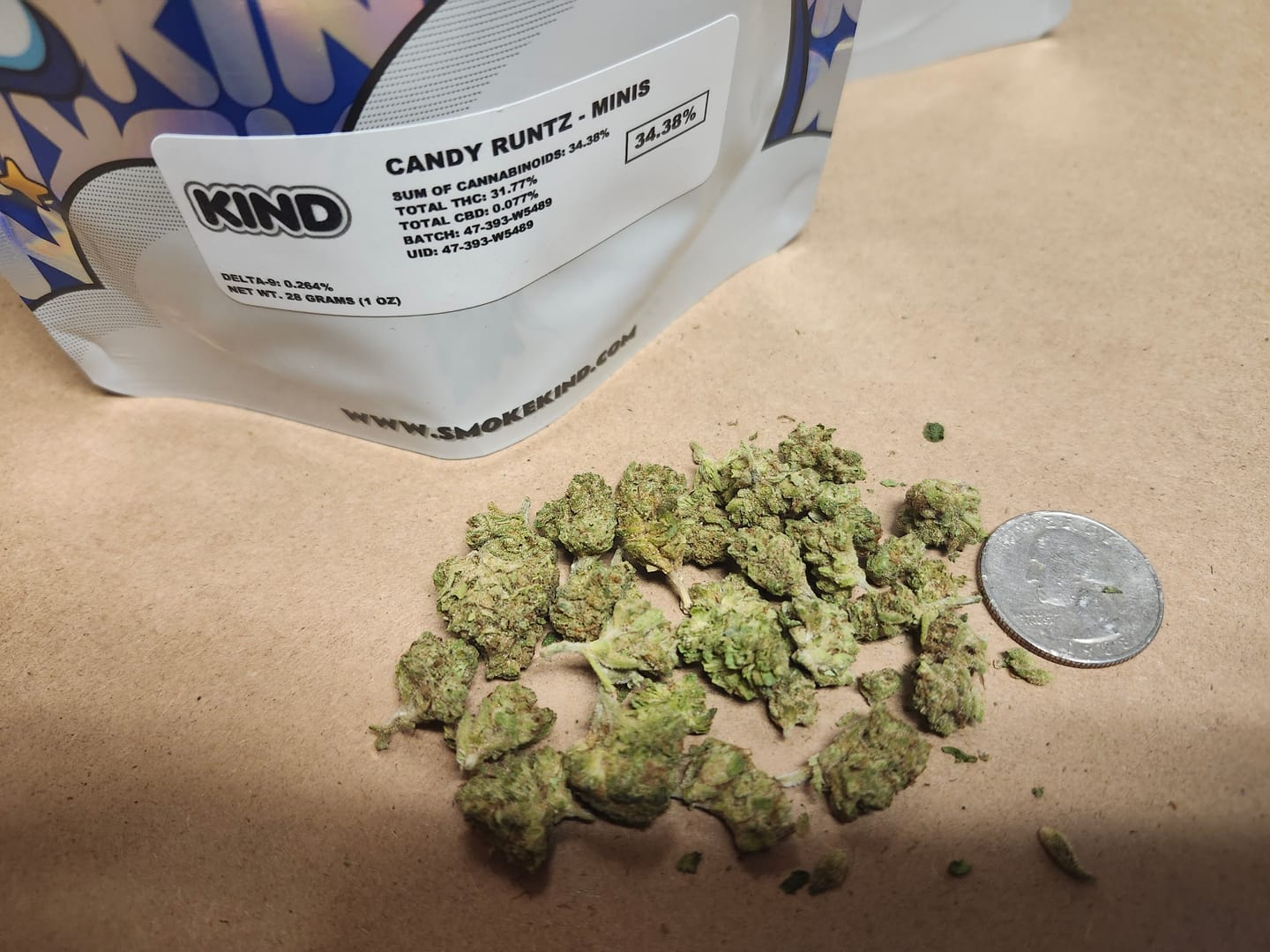 Customer photo review of Candy Runtz - Minis - 28 Grams - Hybrid