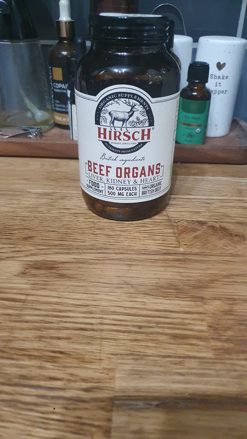 Customer photo review of Hirsch PrimeOrgan Organic Grass Fed Beef Organs Supplement (Liver, Kidney & Heart)