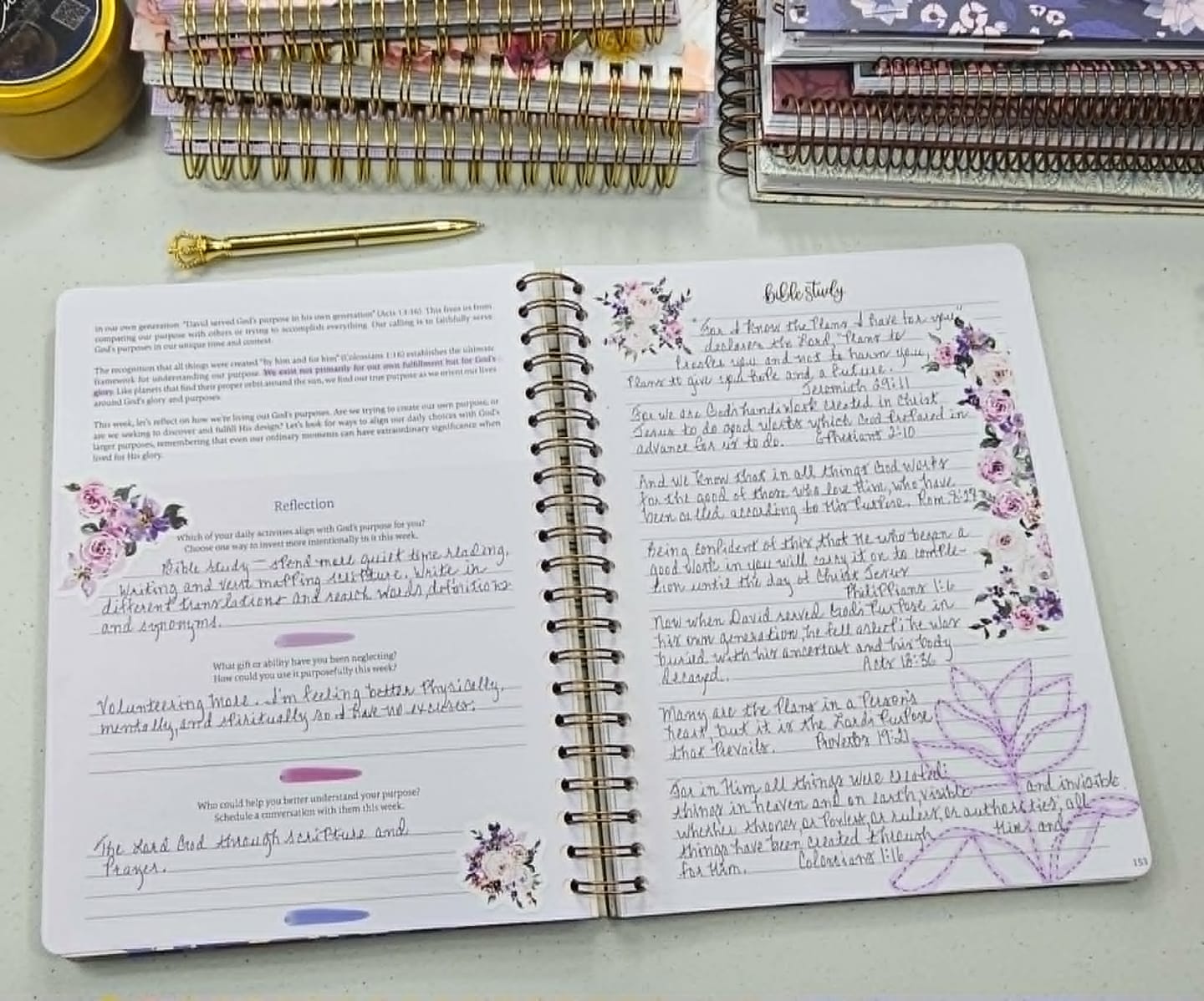 Customer photo review of The Bible In A Year: A 52-Week Journey Through God's Word