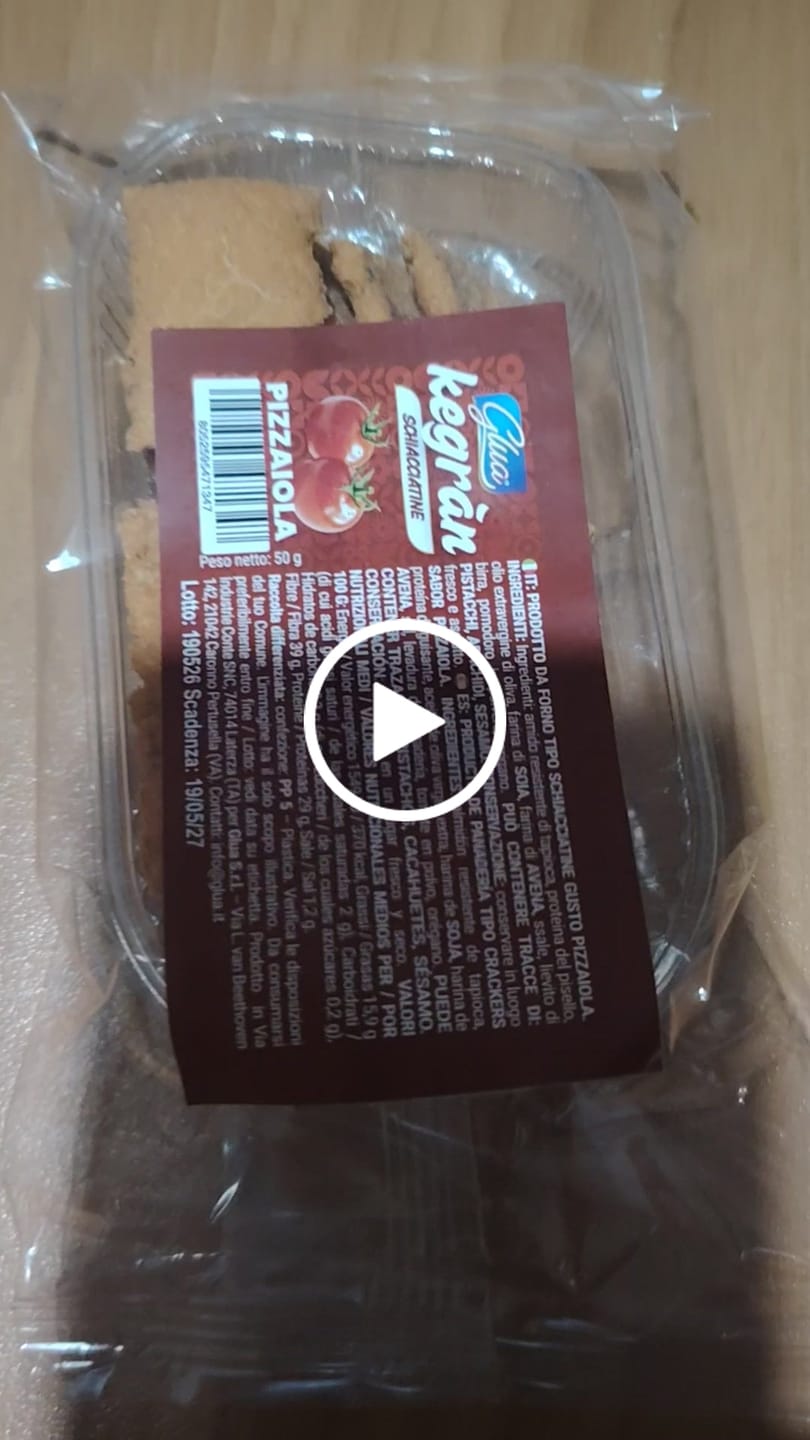 Customer video review of Kegràn Schiacciatine alla pizzaiola