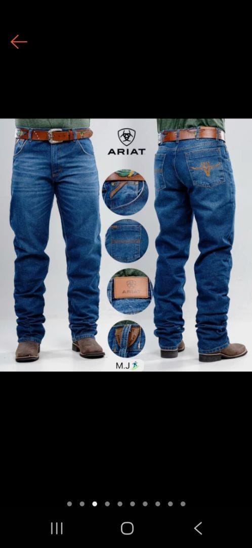 Customer photo review of Calça Country Masculina Ariat M5