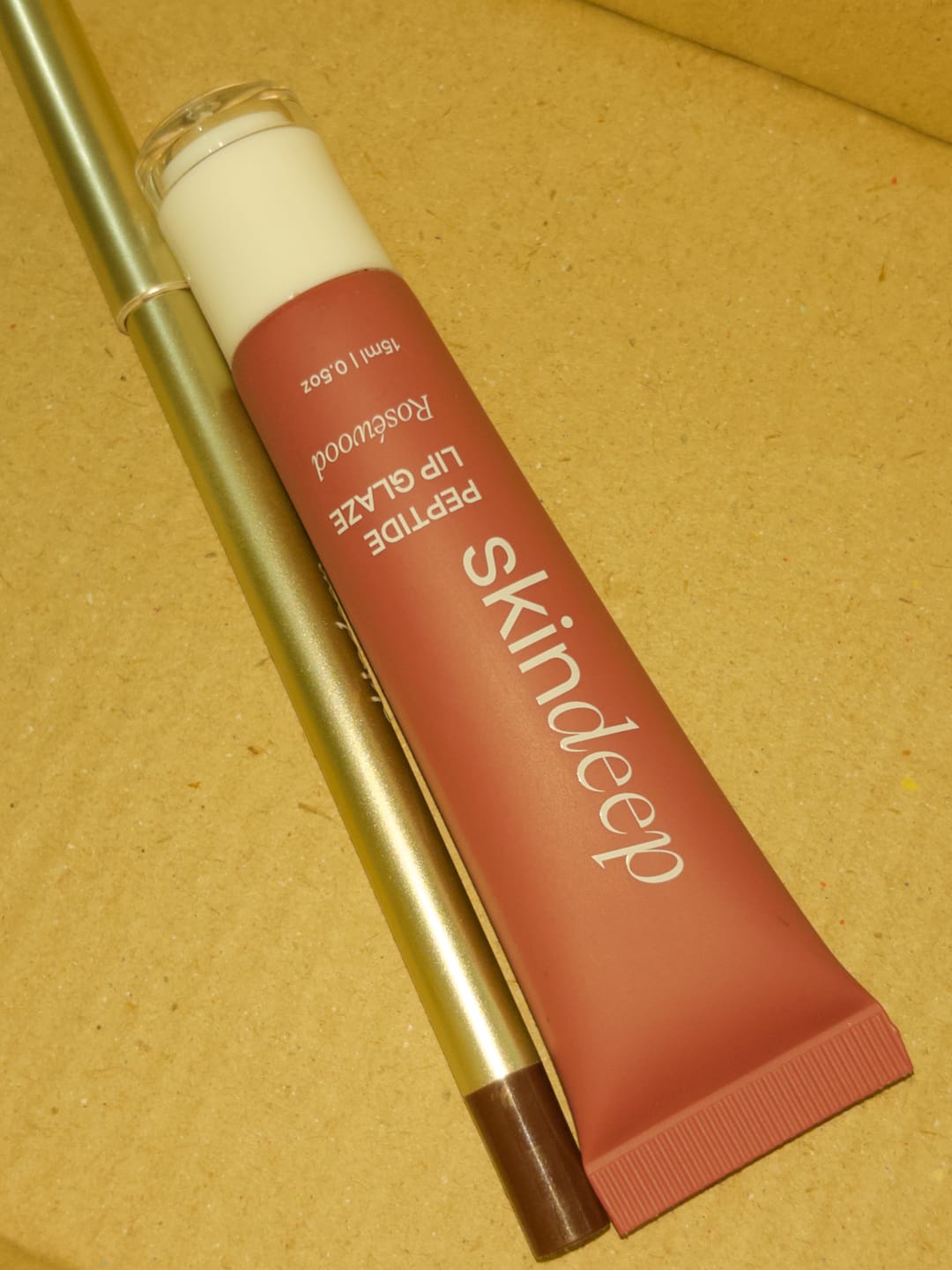 Customer photo review of » Peptide Lip Glaze (100% off)