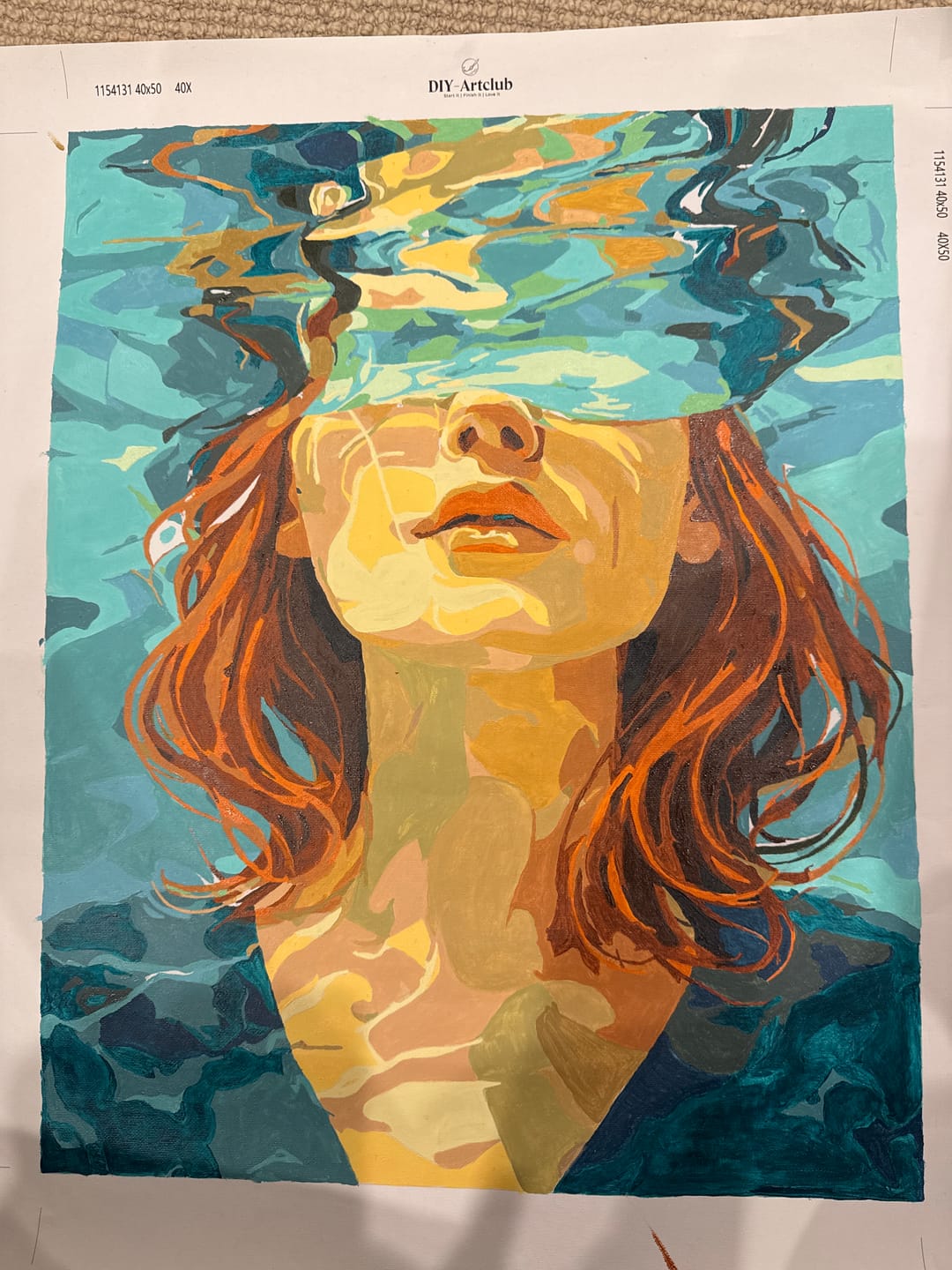 Customer photo review of Under Pt. 3 | Paint by Number