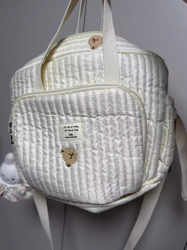 Customer photo review of Multi-Pocket Diaper Shoulder Bag