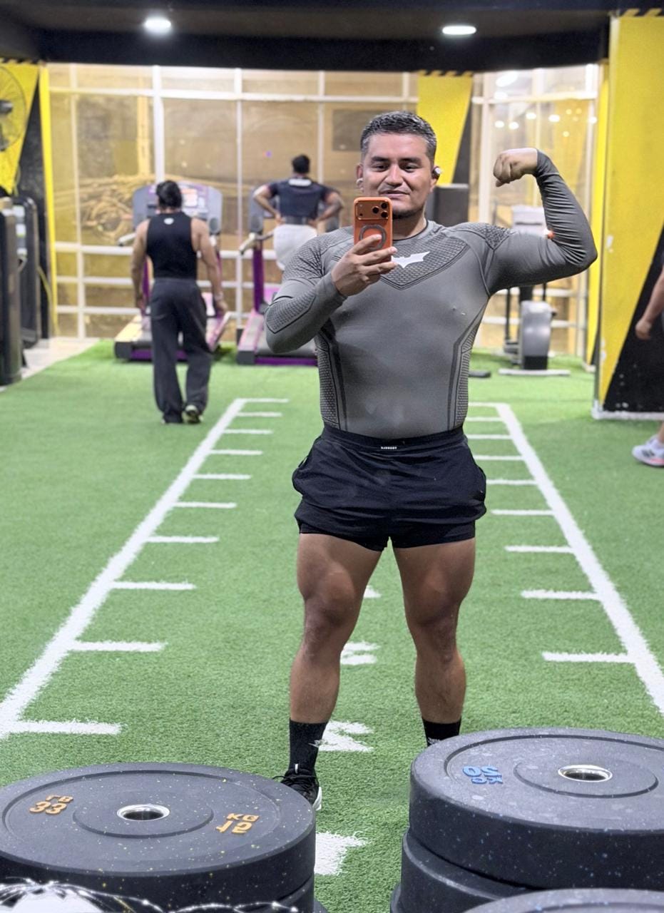 Customer photo review of 8004 - Batman Compression Longsleeves
