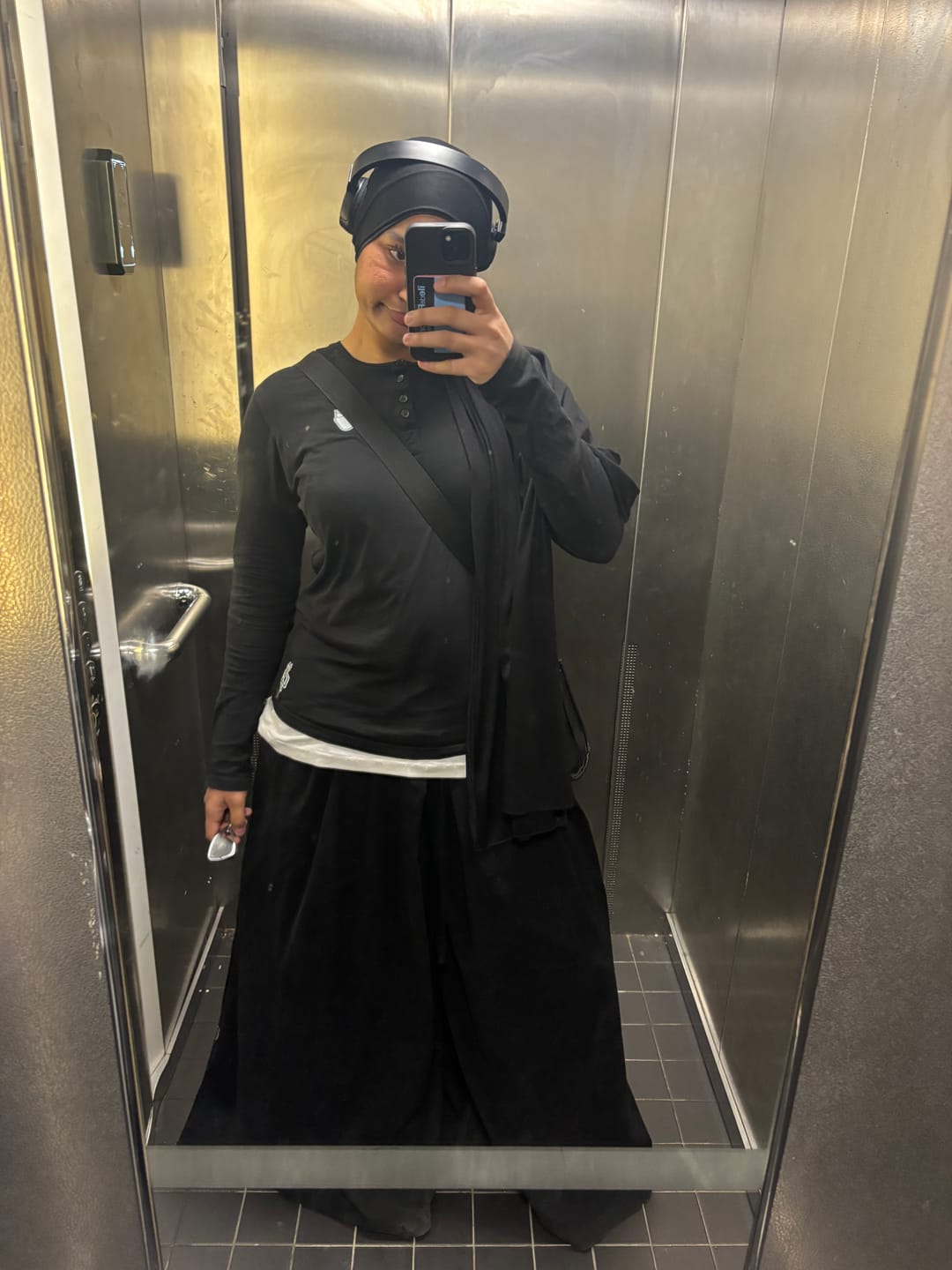 Customer photo review of Palazzo ajustable finition veloutée « EASY MOVE PANT » - OUMMI BASICS