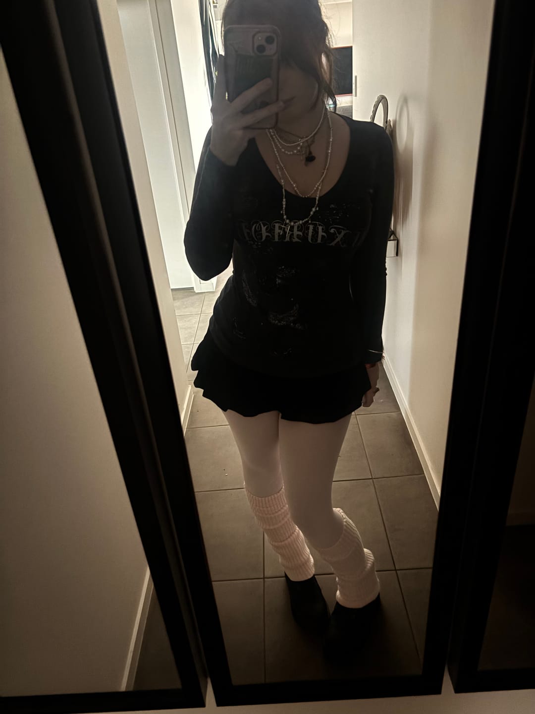 Customer photo review of Doll Girls Basic 120 Denier Opaque Tights
