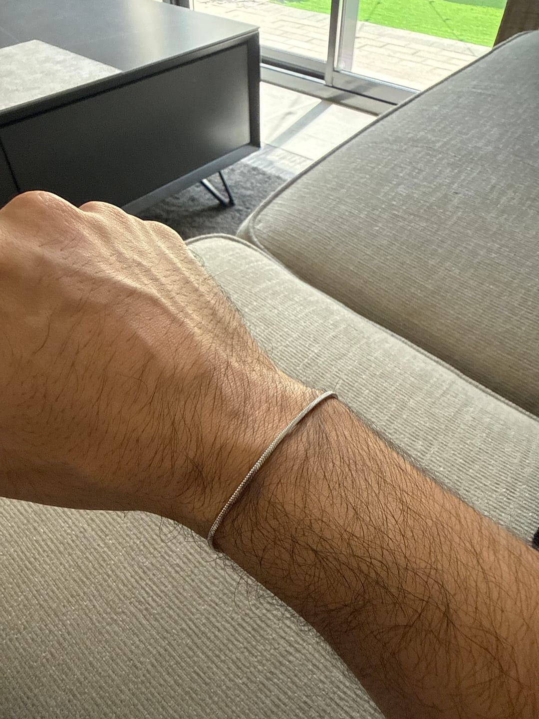 Customer photo review of Minimal Square Bracelet