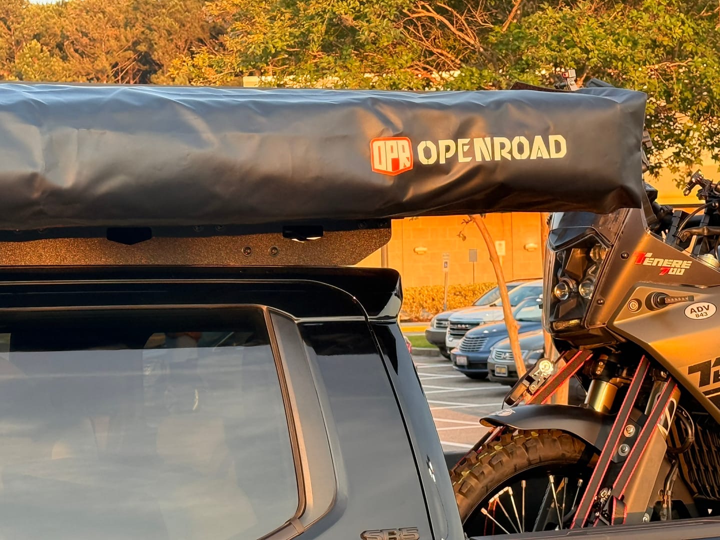Customer photo review of 270 Awning PVC Cover and 4*Rivet and 4*Self-tapping Screws