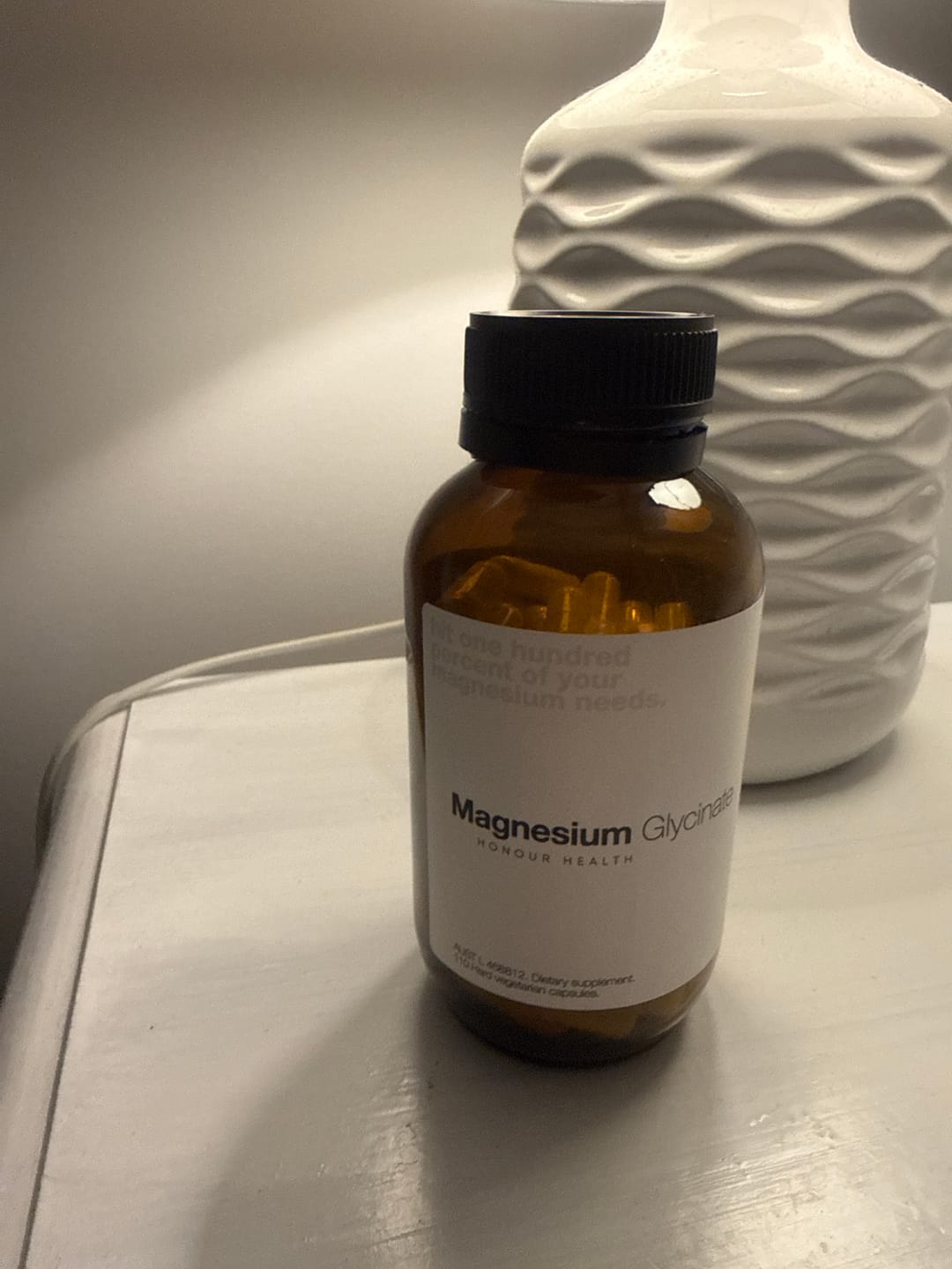 Customer photo review of Magnesium Glycinate (Pure & Unbuffered) - 110 Capsules