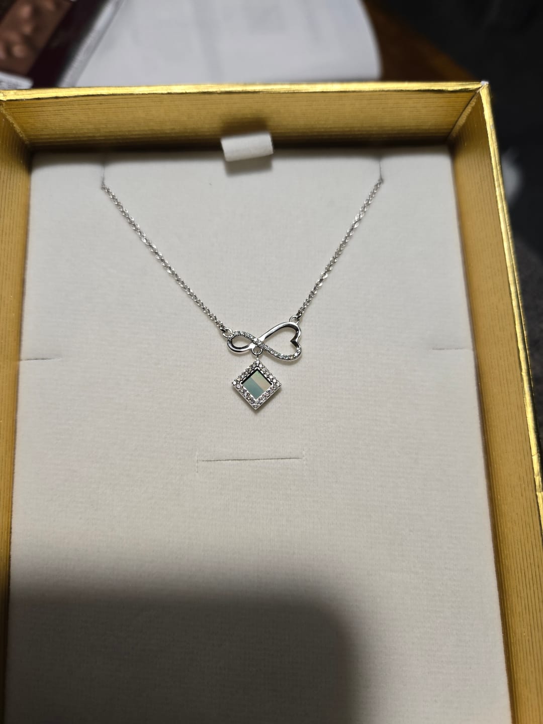 Customer photo review of Eternal Love Necklace