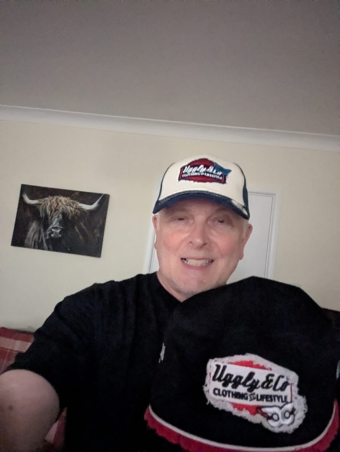 Customer photo review of Sylvain Guintoli x Diamond Charity Cap – 100% Donation