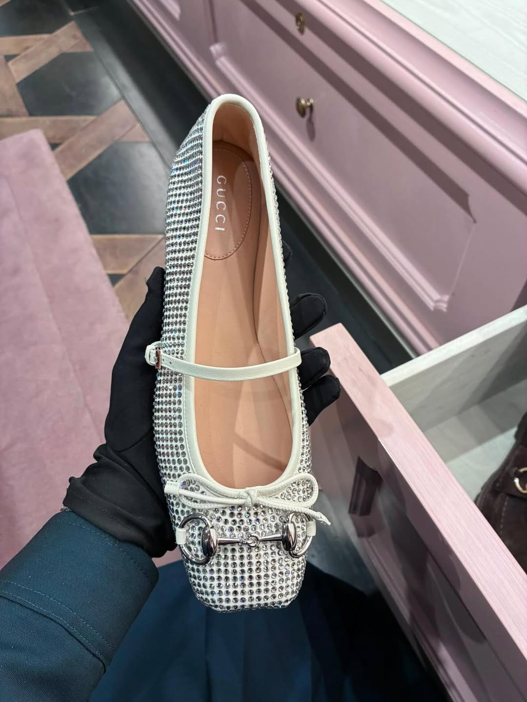 Customer photo review of Gucci 2026 Horsebit Ballet Flat 645712