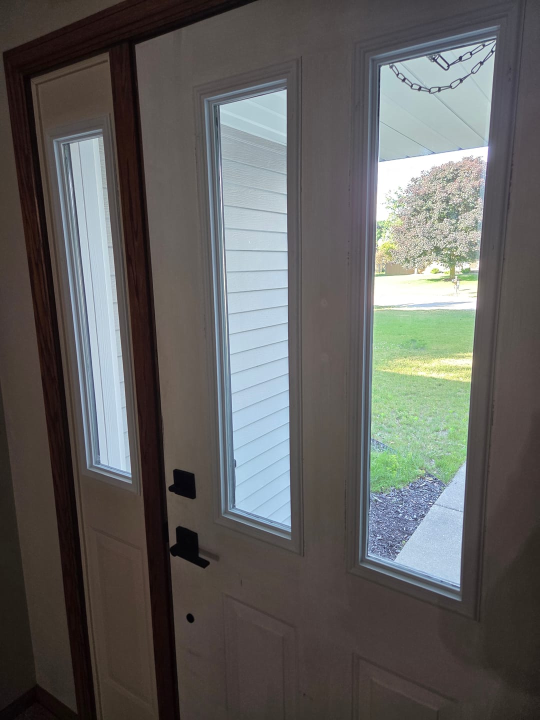 Customer photo review of Clear 1 Lite Glass and Frame Kit (Half Sidelite)