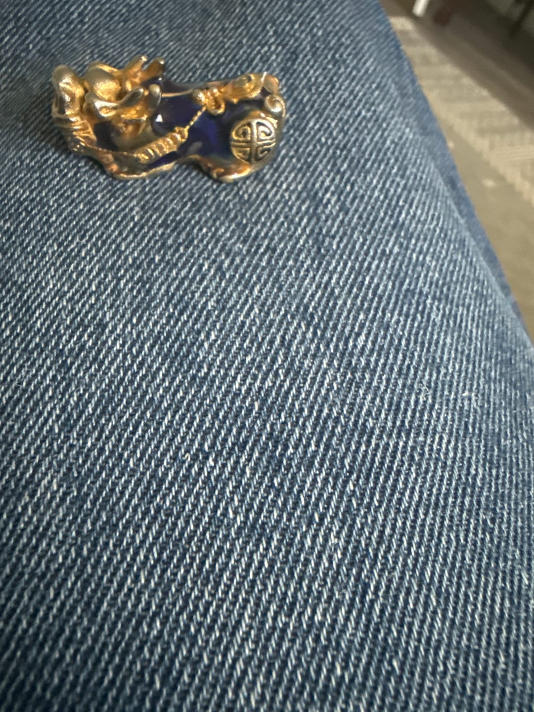 Customer photo review of Jade Pixiu Wealth Bracelet for Men & Women – Feng Shui Money Luck Protection (12mm Natural Jade)