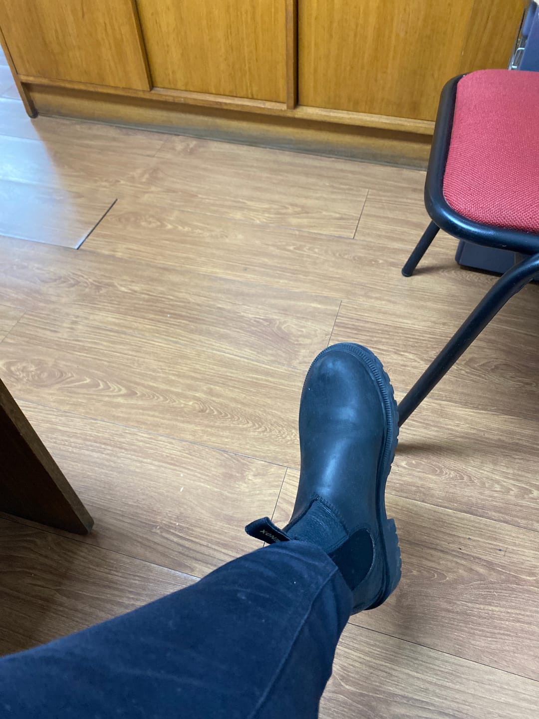 Customer photo review of Botín Original 2 Negro Rústico Mujer