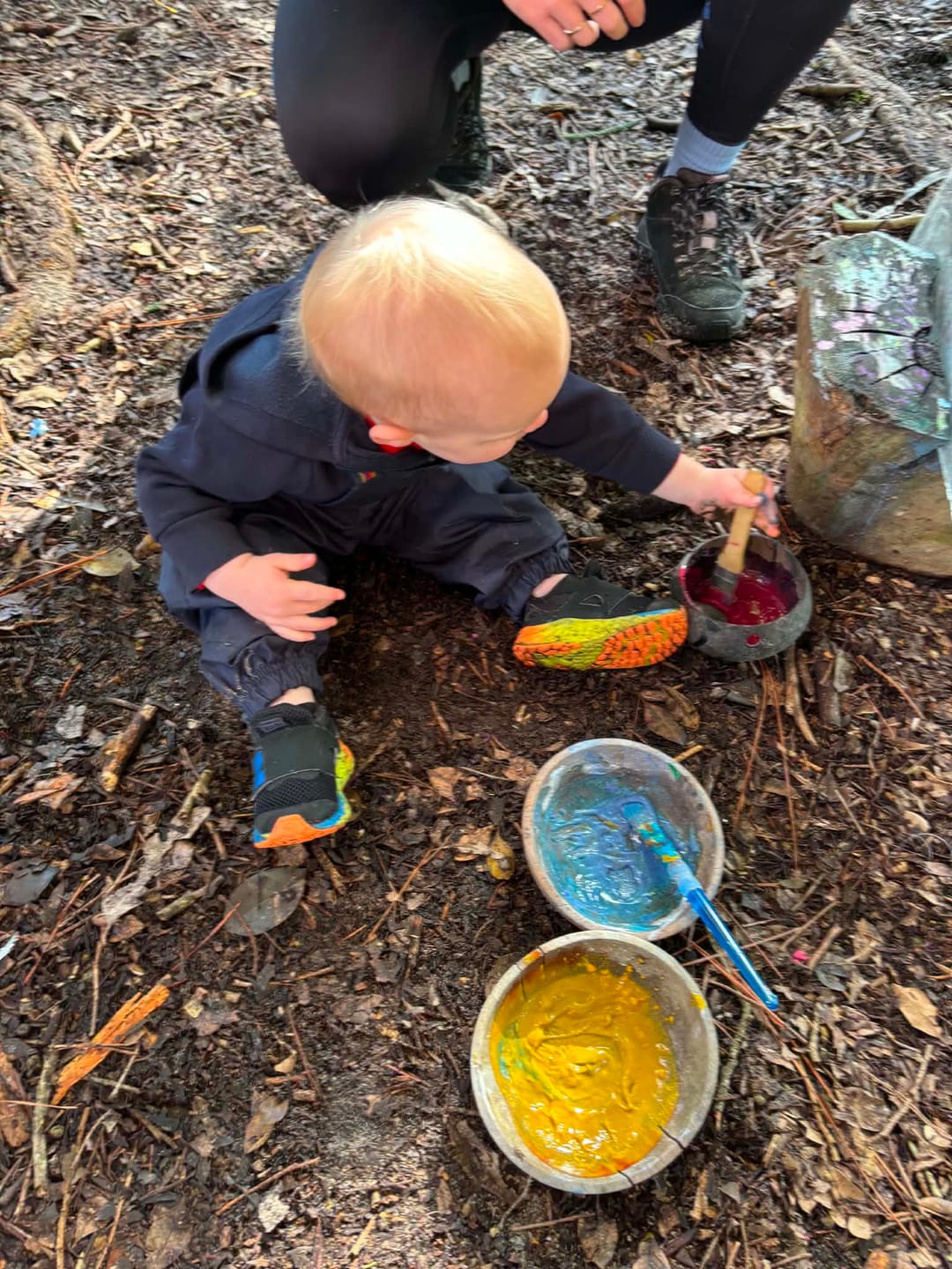 Customer photo review of Red Eco Paint - Bulk 500g