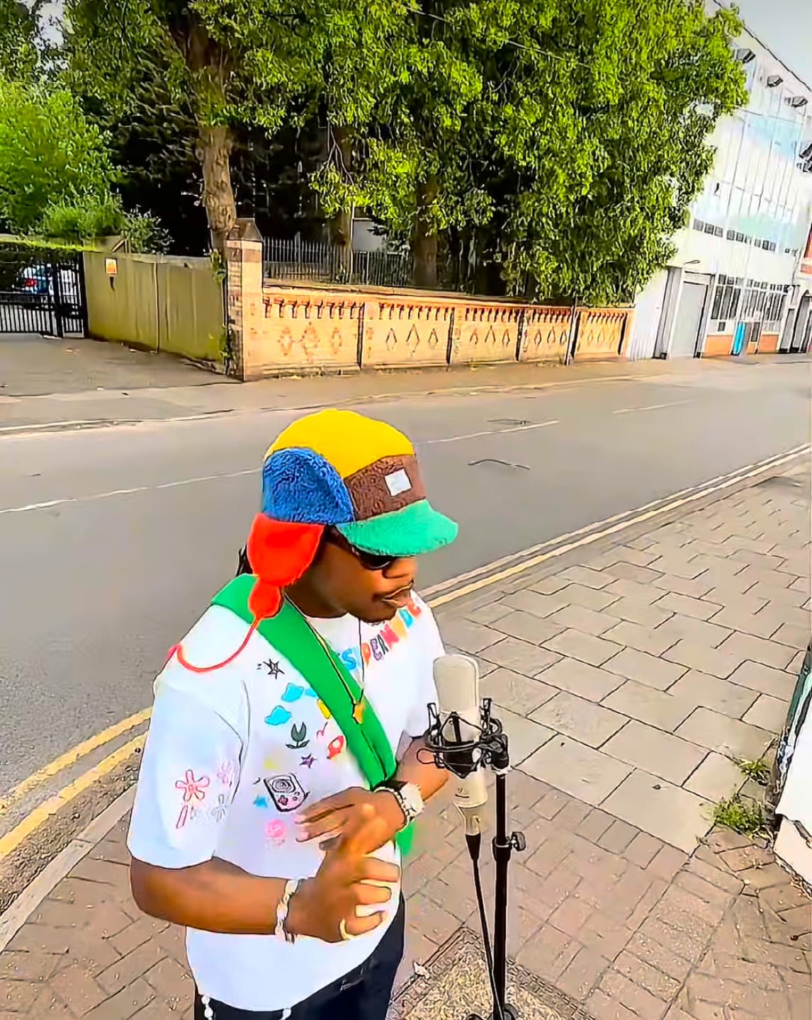 Customer photo review of Retro Graffiti Hand-Painted T-Shirt