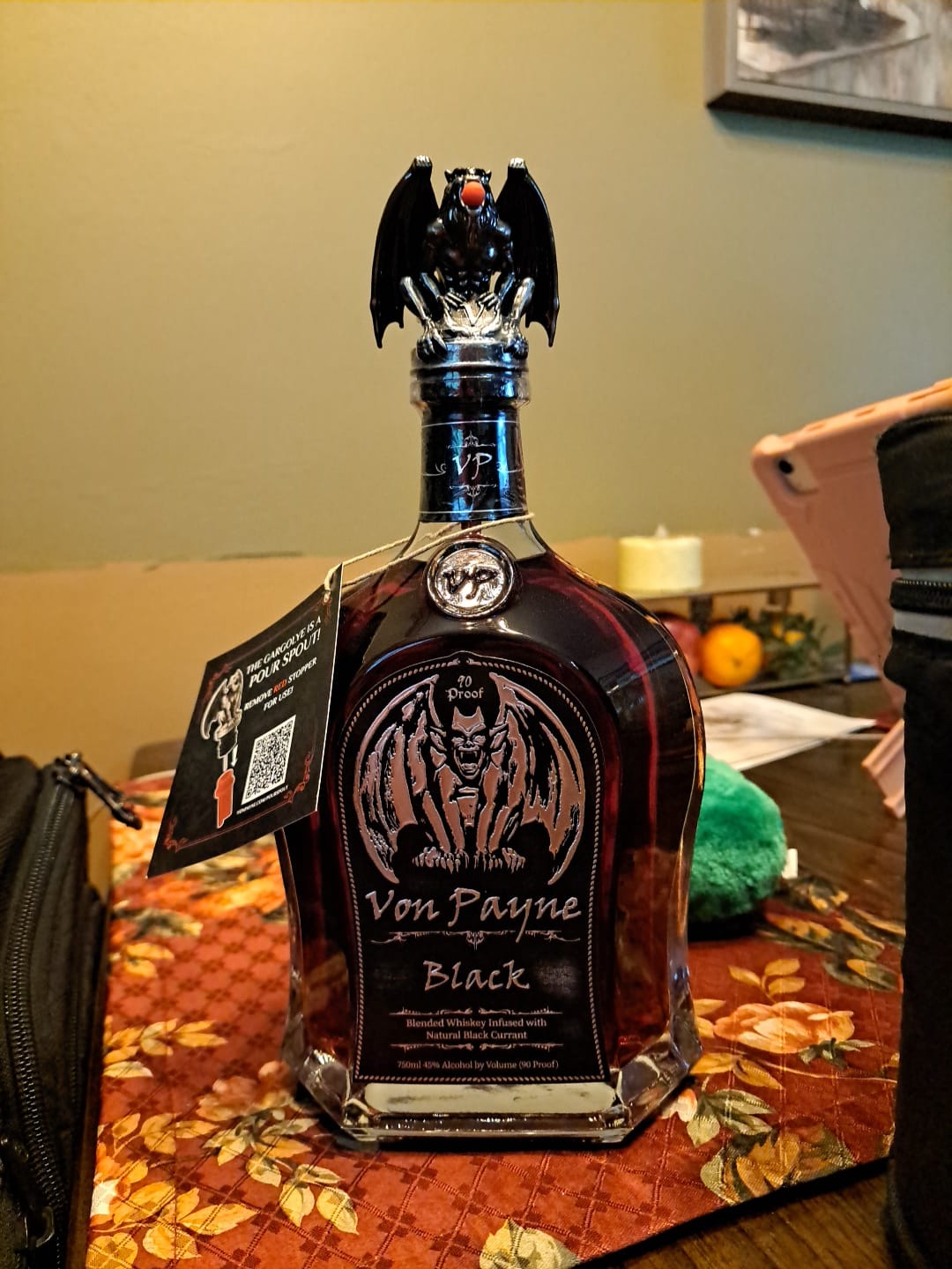 Customer photo review of Von Payne Black Blended Whiskey (2) Bottle Bundle