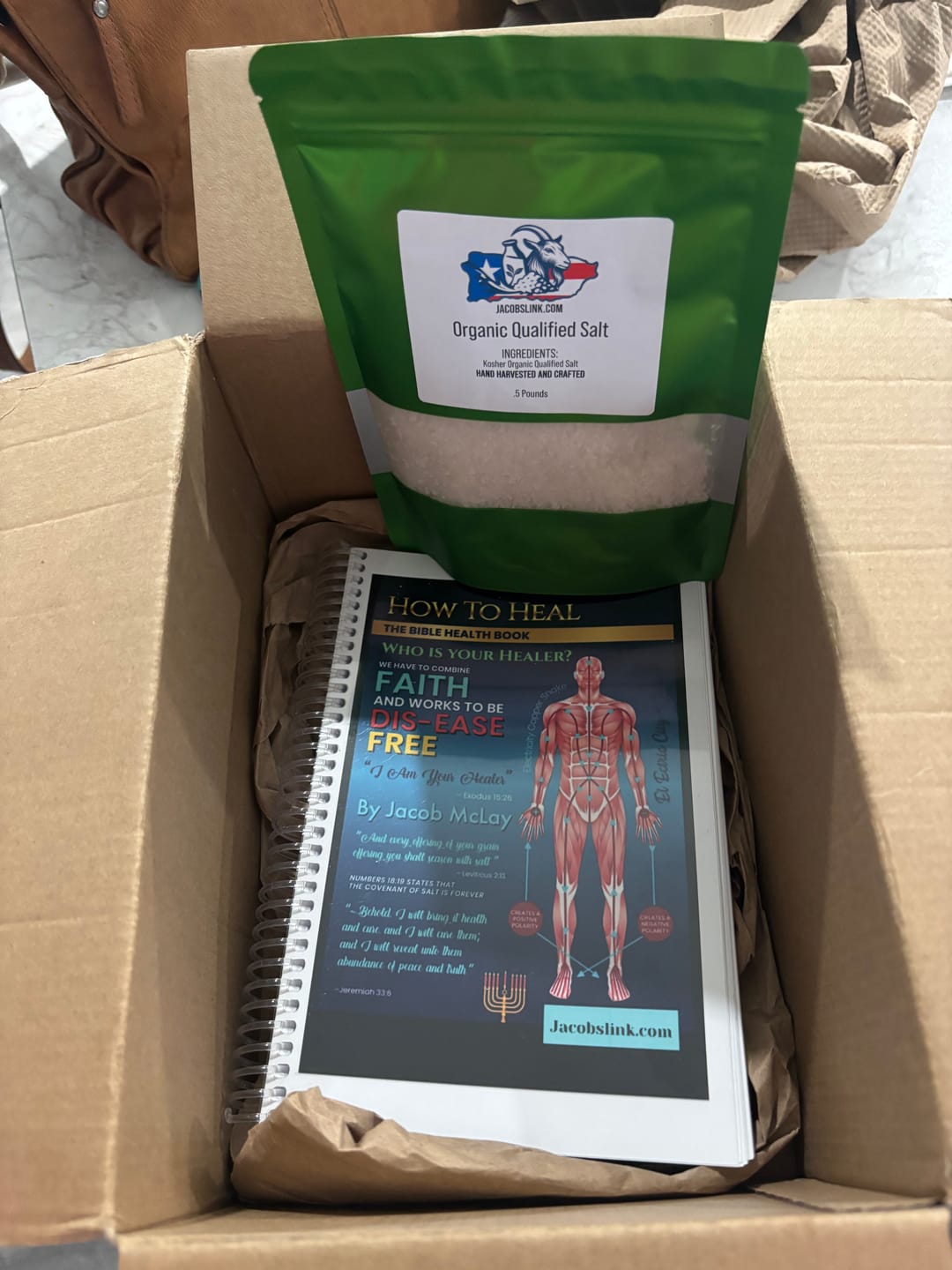 Customer photo review of Health Bible (Print + Digital) + Salt