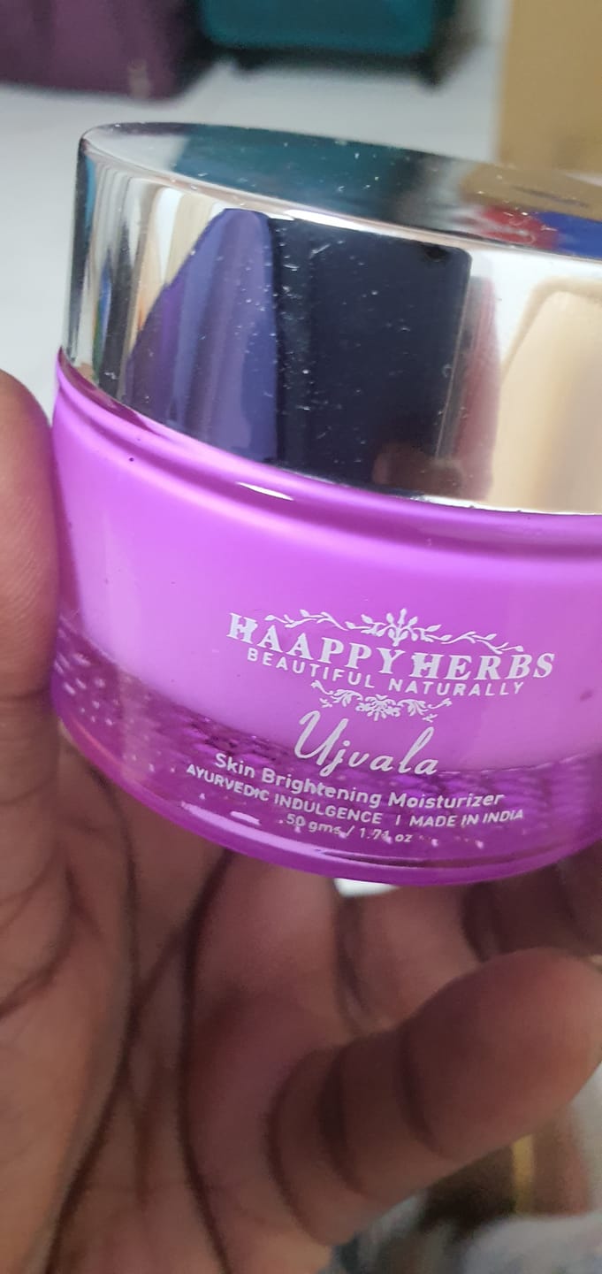 Customer photo review of Ujvala Skin Brightening Moisturizer