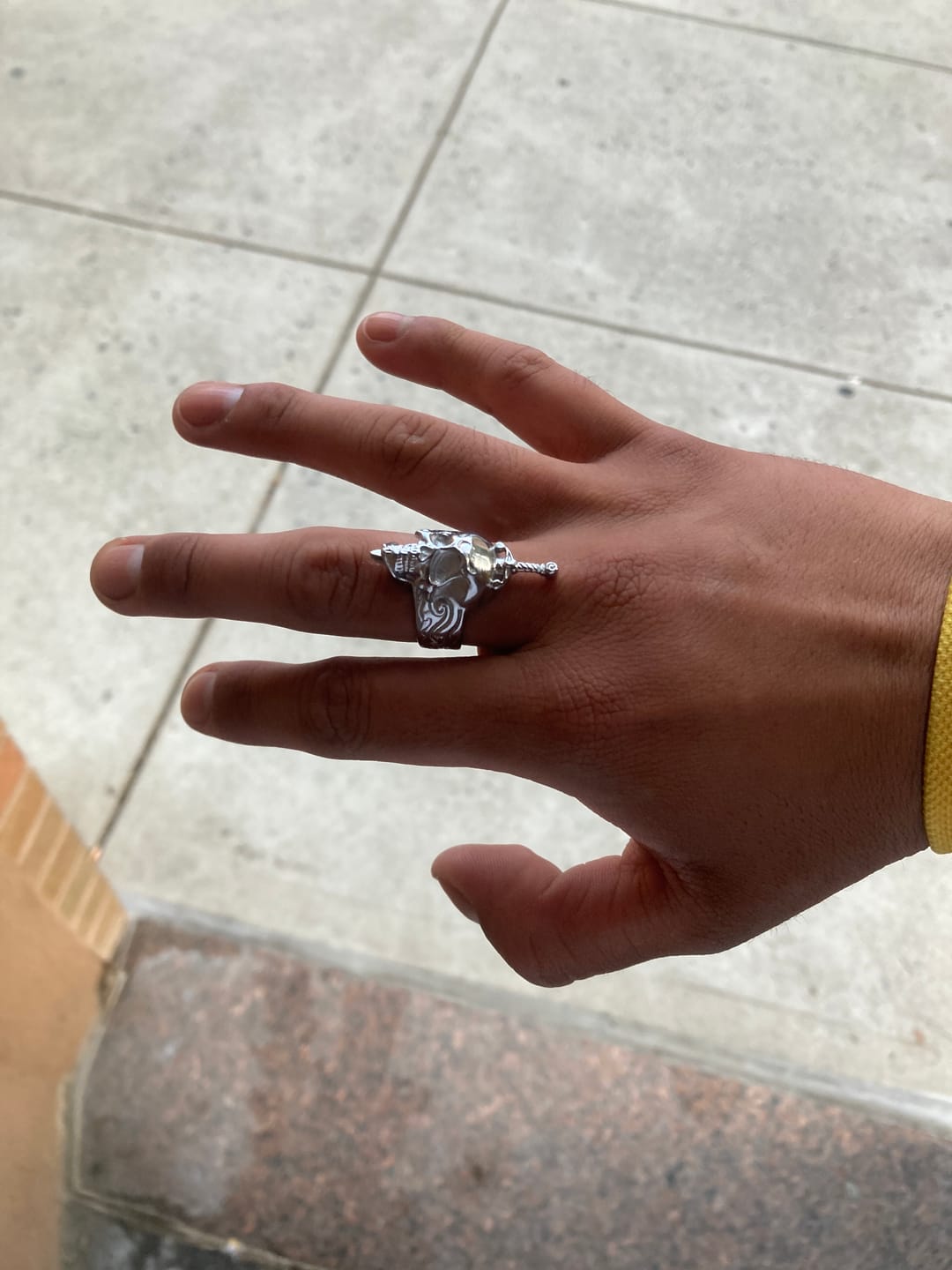 Customer photo review of HALLUCINOGENIC NIGHTMARE RING