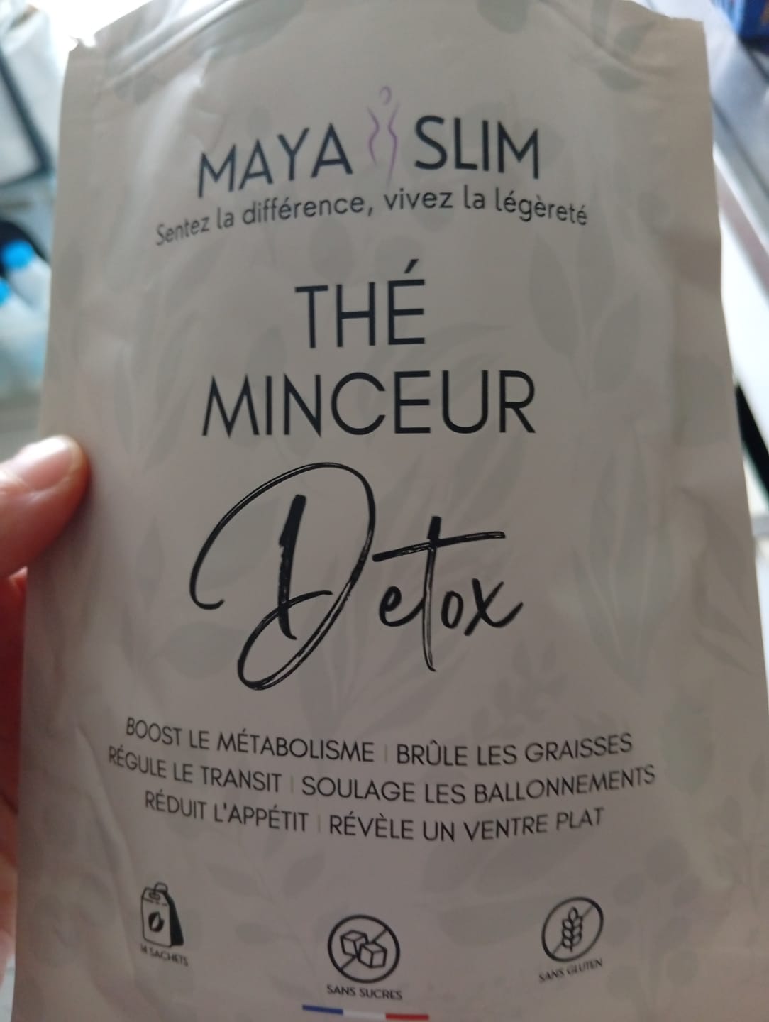 Customer photo review of Thé Minceur Detox