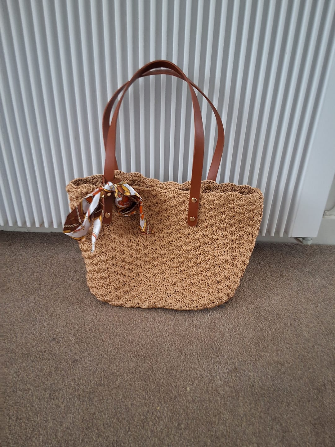 Customer photo review of Aveline crochet Shoulder Bag Kit