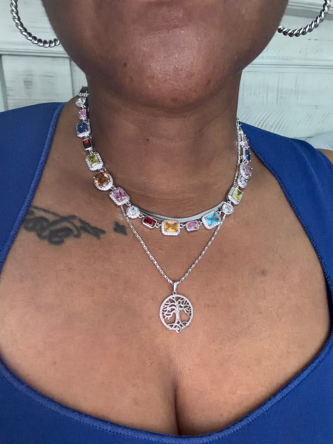 Customer photo review of Solstice Purely Gems Necklace (No Motifs/Crosses)