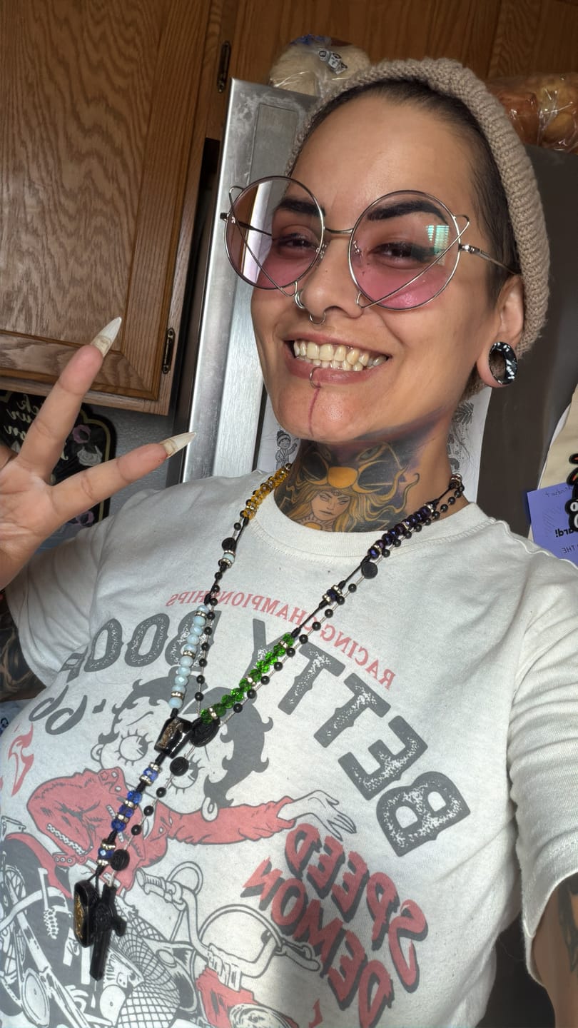 Customer photo review of Cosmic Eyeglasses