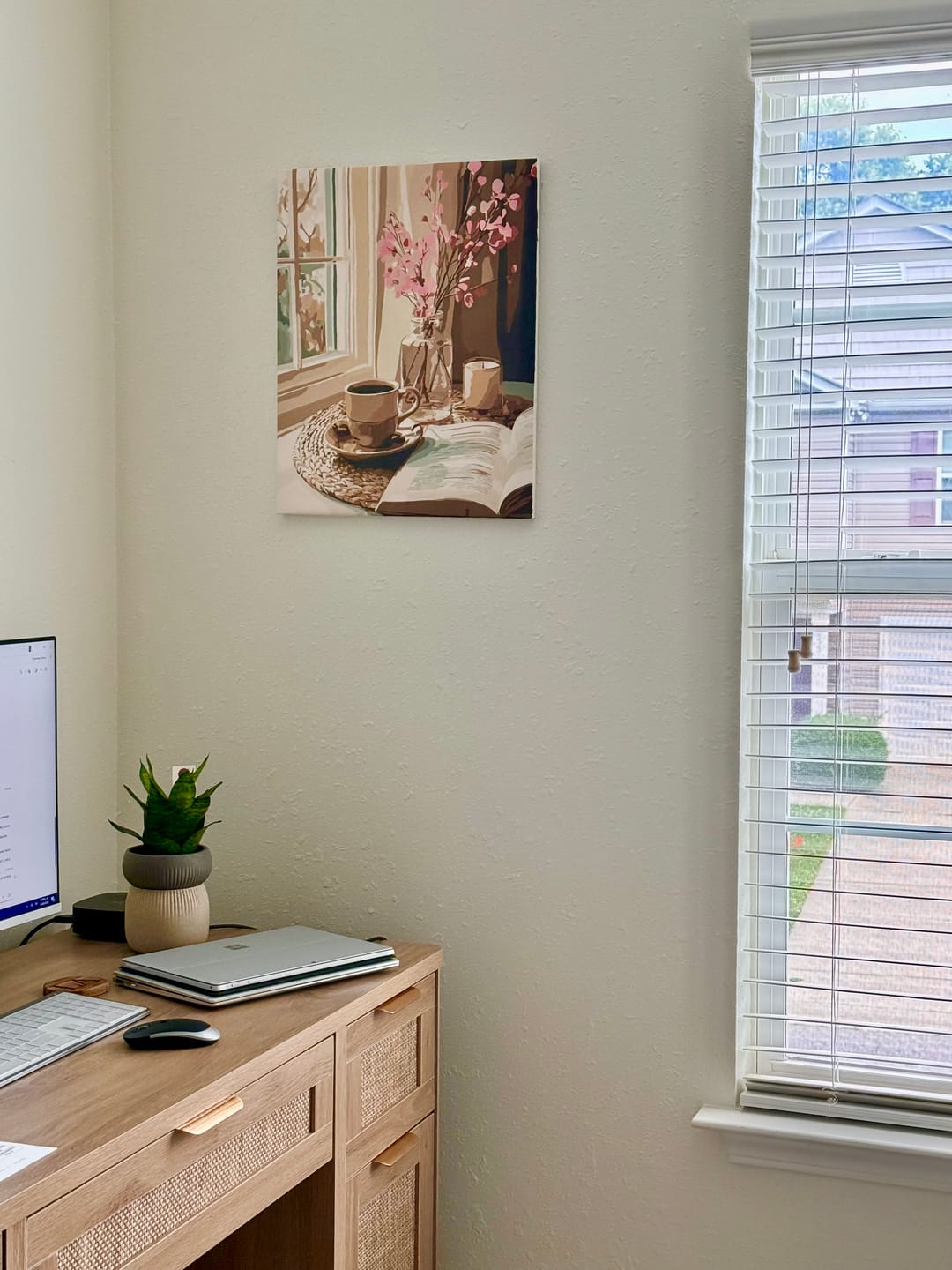 Customer photo review of Interior in beige | Paint by Number