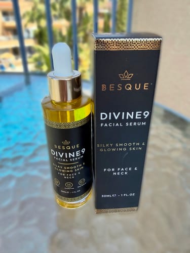 Customer photo review of DIVINE9 Facial Serum | 30ml