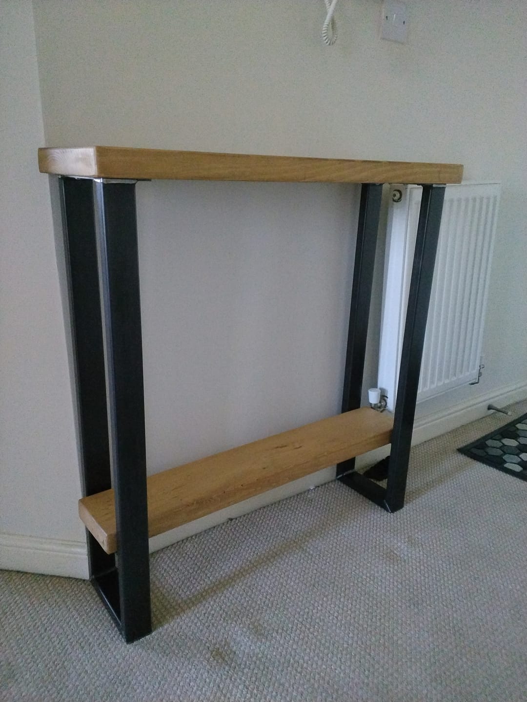 Customer photo review of Console Table with Shelf 25cm Depth | 84cm High