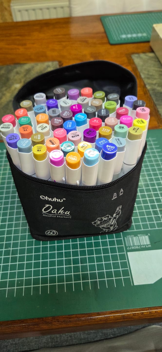 Customer photo review of Ohuhu Marker Bag for Oahu and Honolulu Series