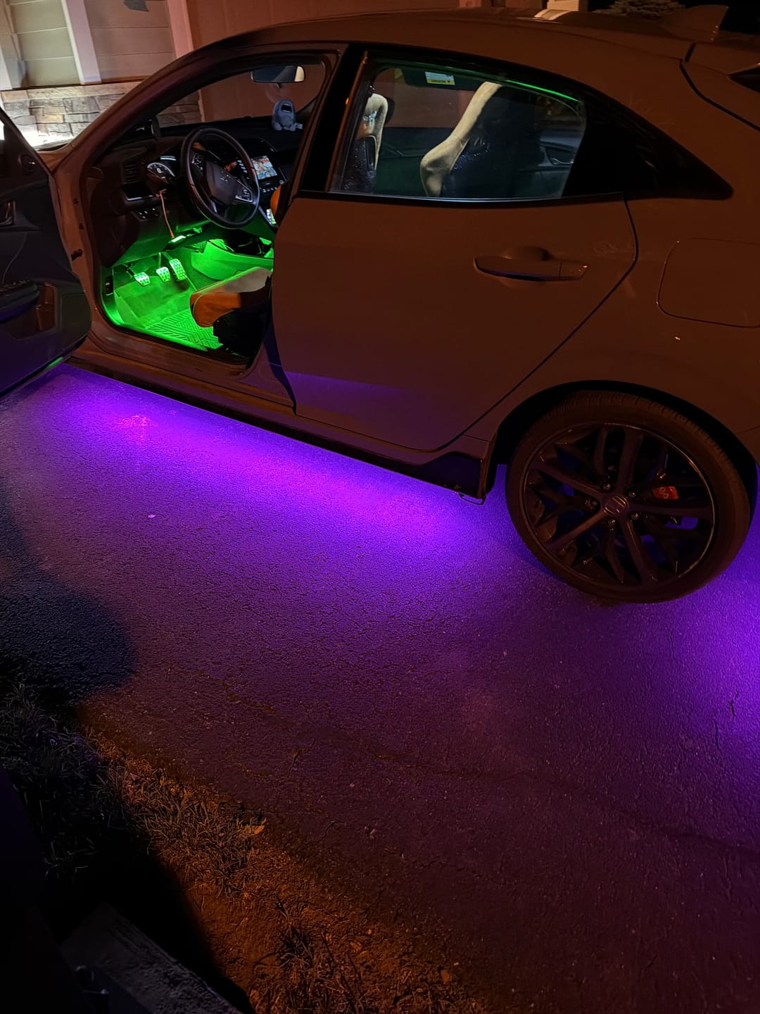 Customer photo review of ELGlow® Universal Car Underglow Kit